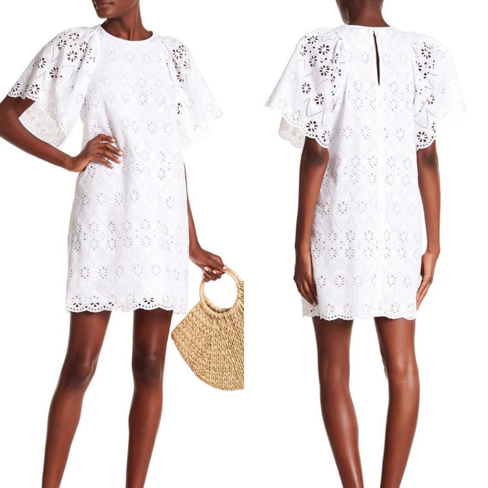 NWT Kate Spade Eyelet Shift Dress